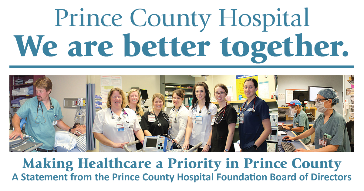 Statement from the Board: Making Healthcare a Priority in Prince County
